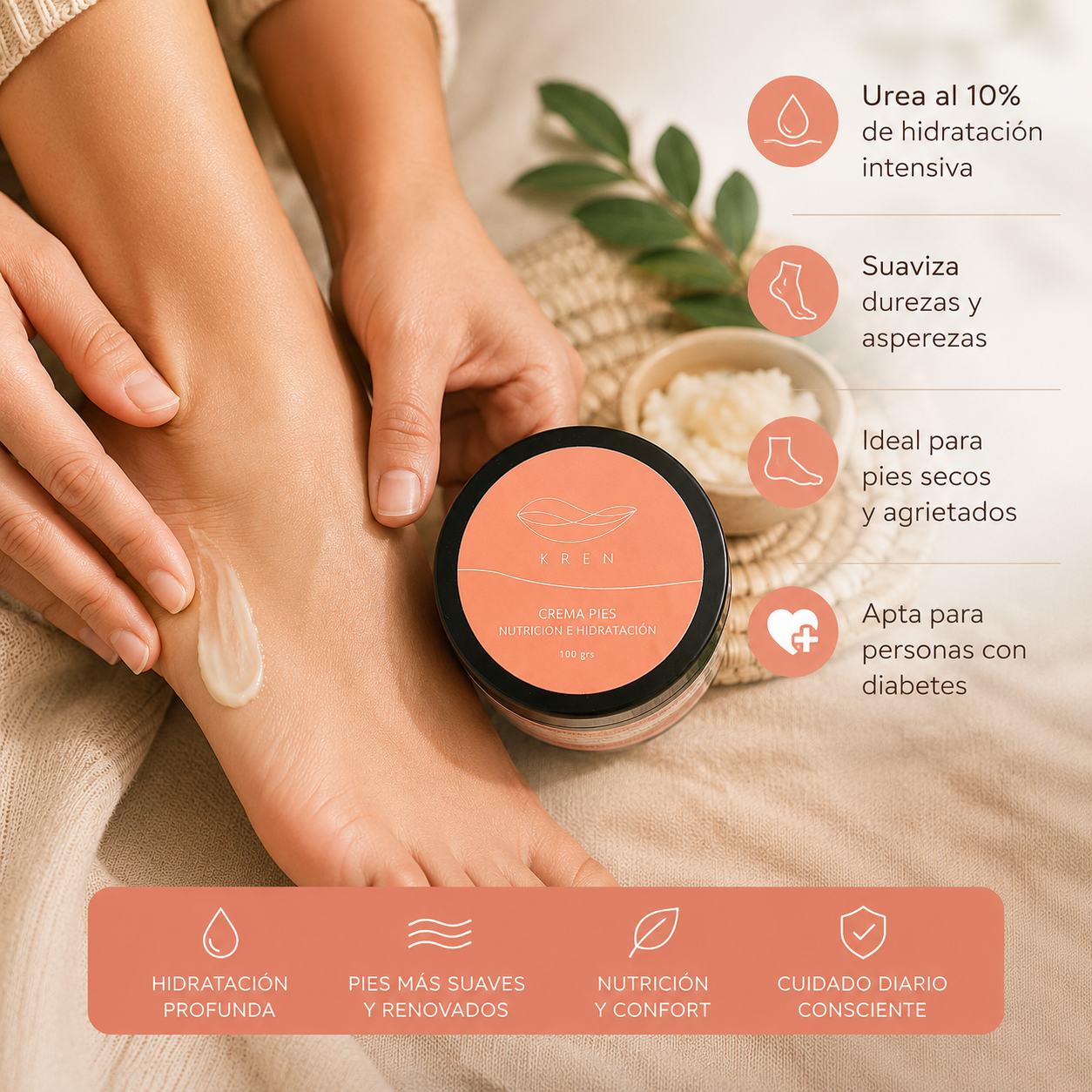 Crema Pies Nutrición e Hidratación – 100 g