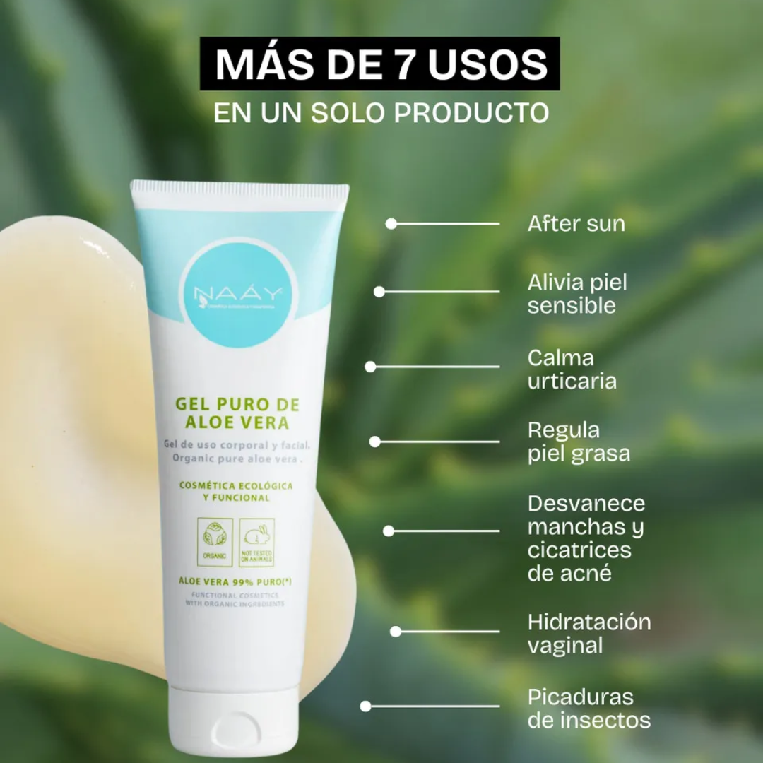 Gel de aloe vera puro