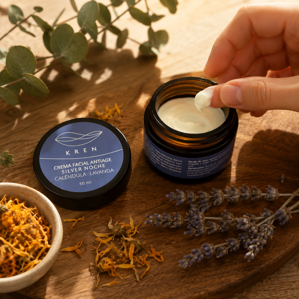Crema Noche Antiage Caléndula Lavanda 50 g