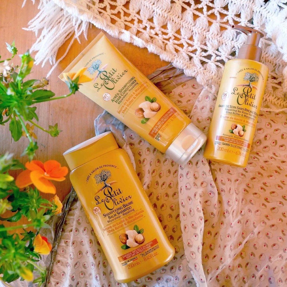 Acondicionador Cabello Rizado o muy Seco - Manteca de Karité y Macadamia 200ml