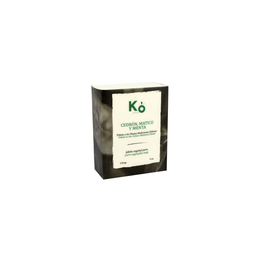 Jabón Kó Chile Cedrón, Matico y Menta 110g