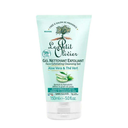 Gel exfoliante Aloe Vera & Te verde