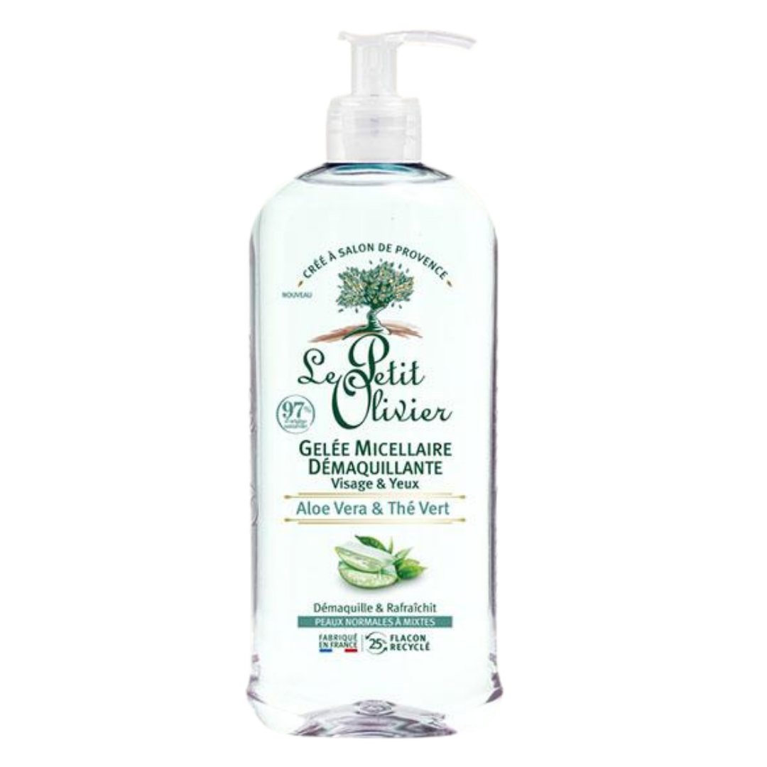 Gel Micelar Desmaquillante Aloe Vera & Té Verde - Pieles Normales A Mixtas- 400ml