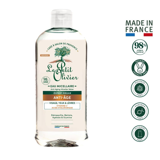 Agua Micelar Desmaquillante Argán 400ml