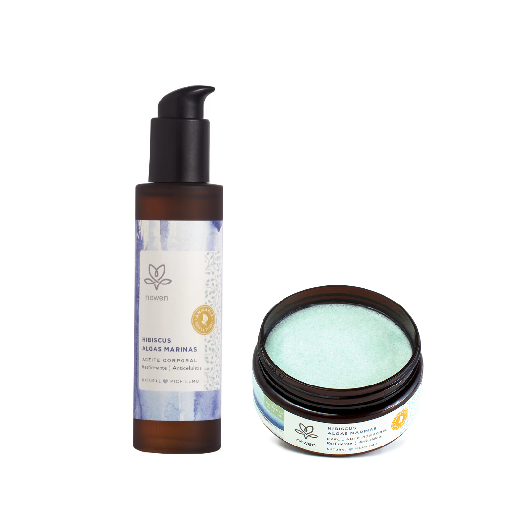Pack Reafirmante y Anticelulitis: Exfoliante y Aceite corporal