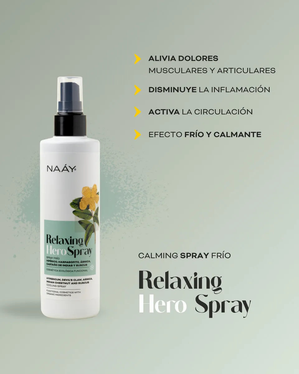 Relaxing Hero Spray – Spray Corporal Calmante Frío