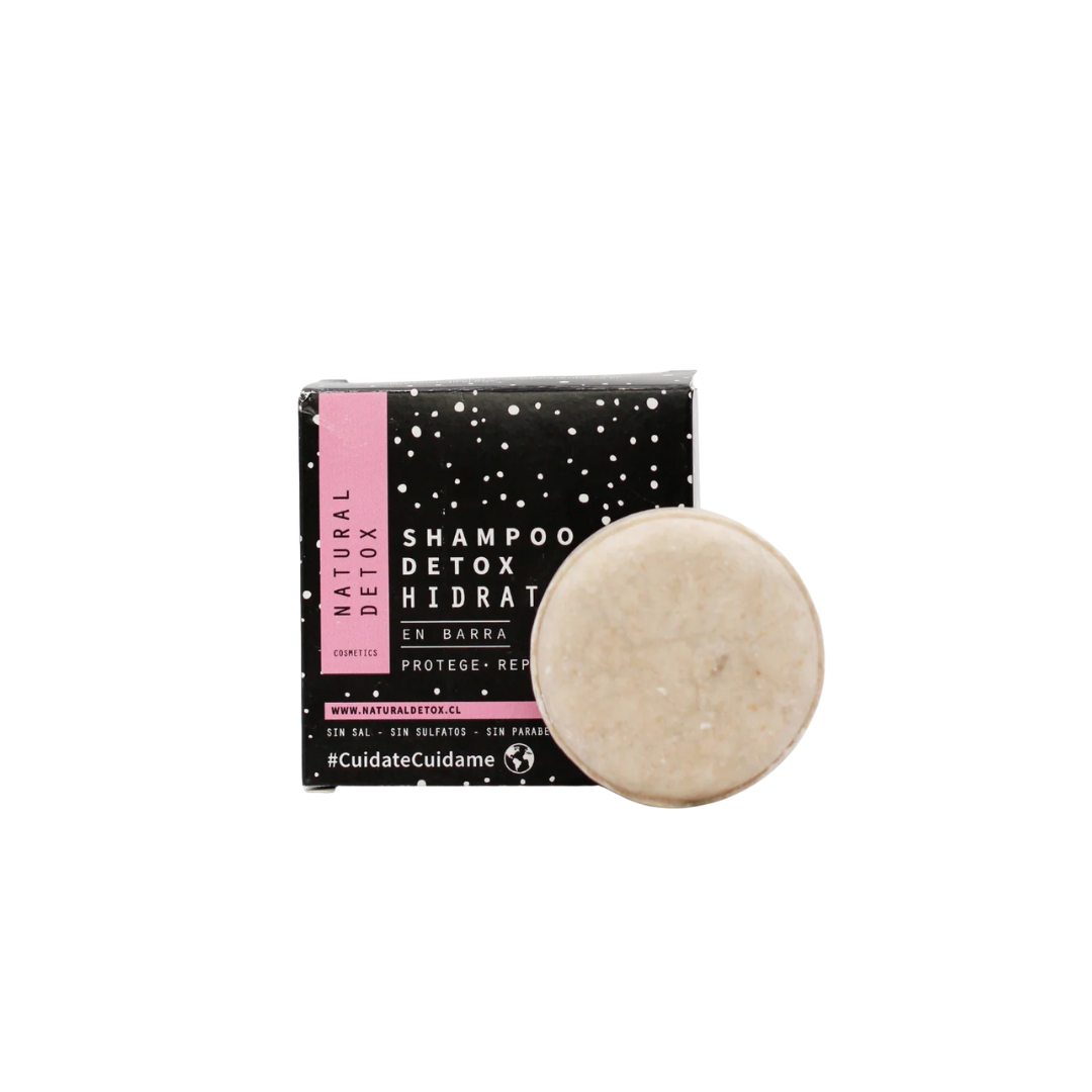 Shampoo Detox Hidratante en barra | Anticaspa Seca o Psoriasis (70 g)
