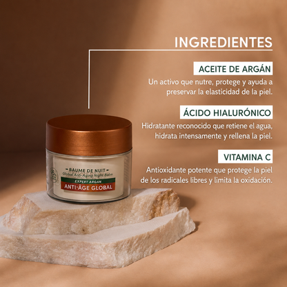 Bálsamo de noche Regenerante Anti-age Argán 50ml