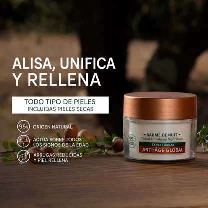 Bálsamo de noche Regenerante Anti-age Argán 50ml