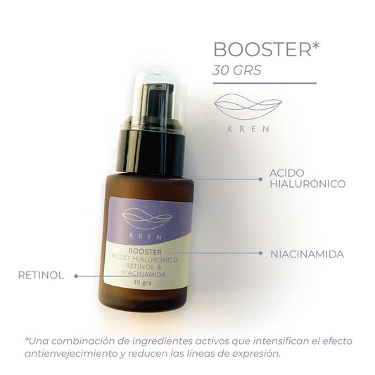 Booster Ácido Hialurónico, Retinol & Niacinamida 30g