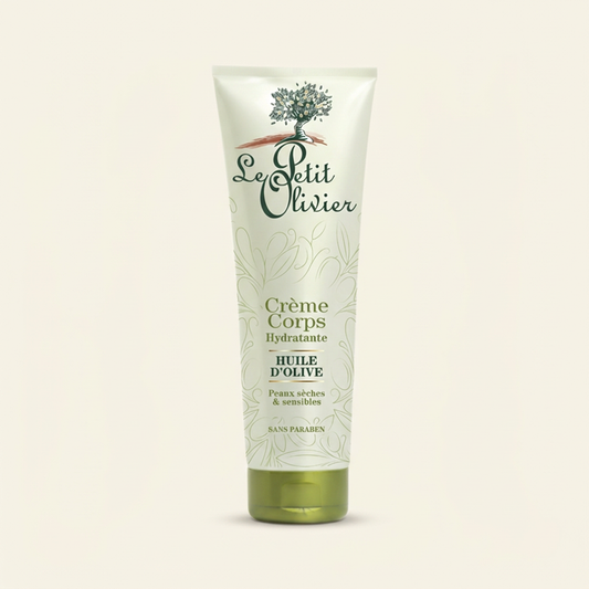 Crema Corporal Oliva con fondo marfil