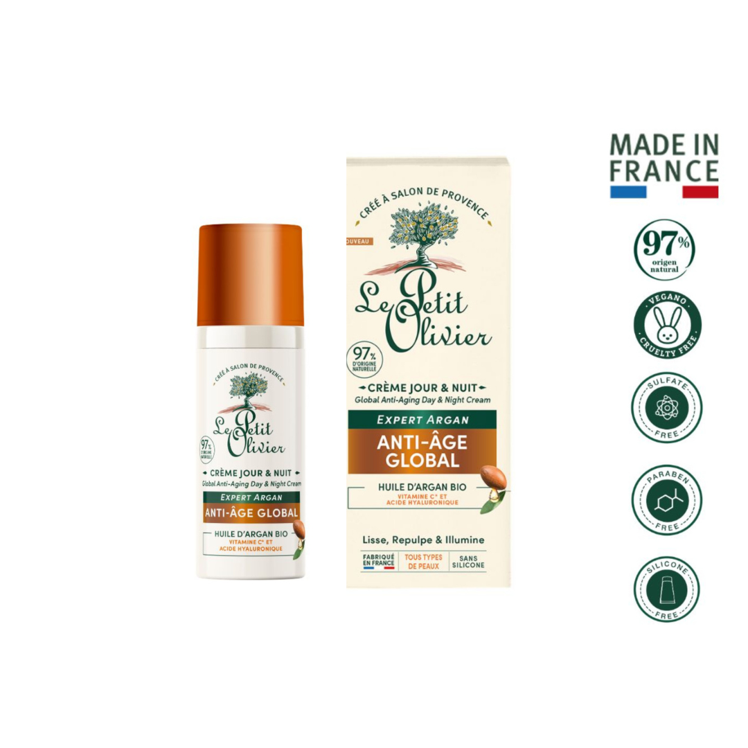 Crema Anti-age Rostro Día y Noche con Aceite de Argán 50ml