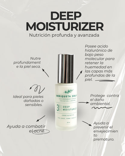 Deep Moisturizer 50ml - Nutrición profunda y avanzada