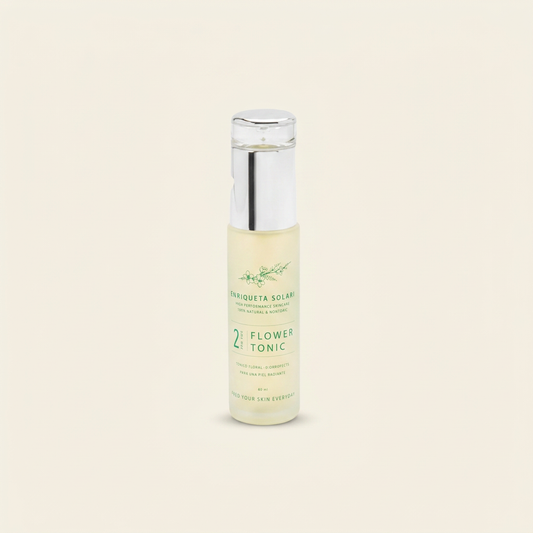 Flower Tonic con fondo marfil