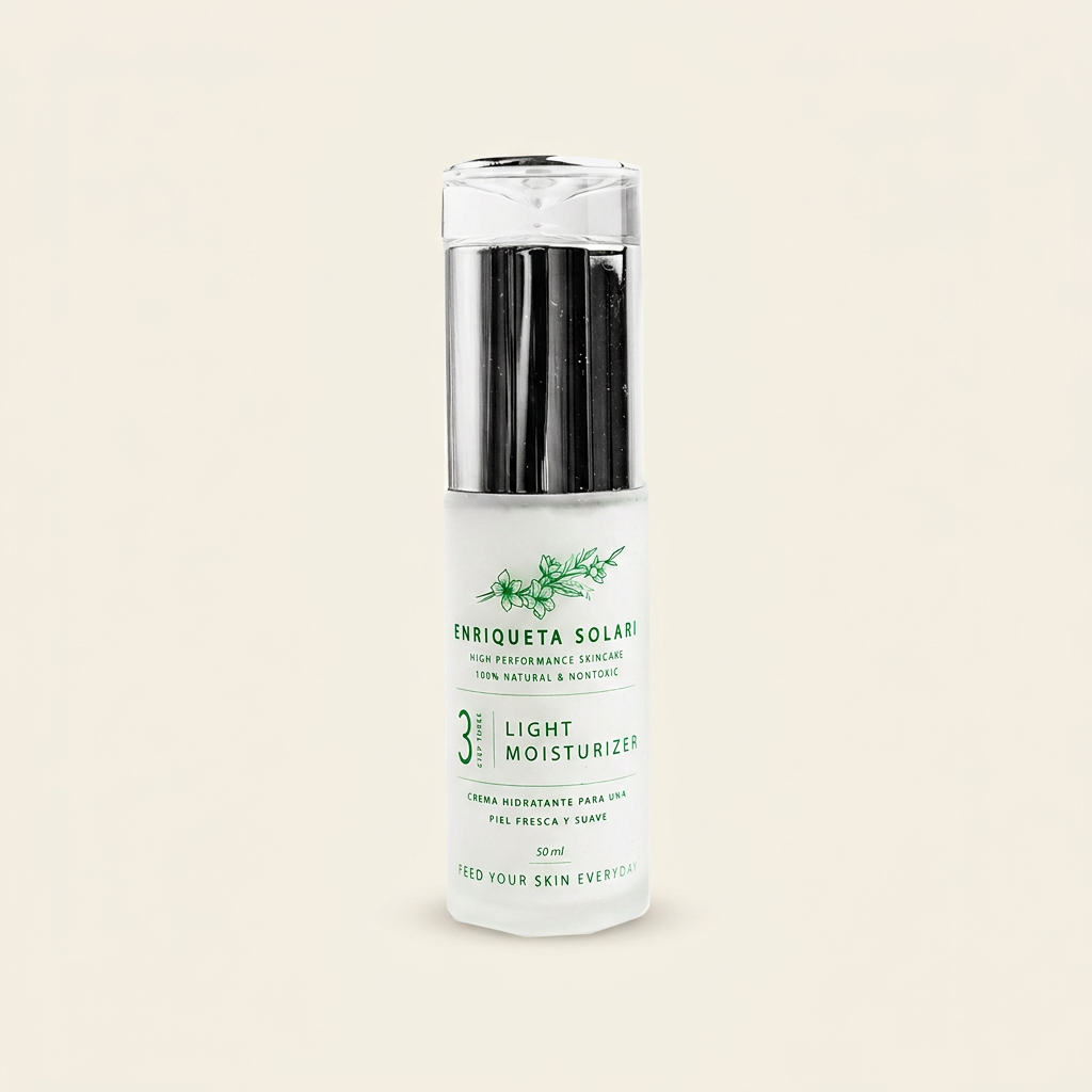 Light Moisturizer con fondo marfil