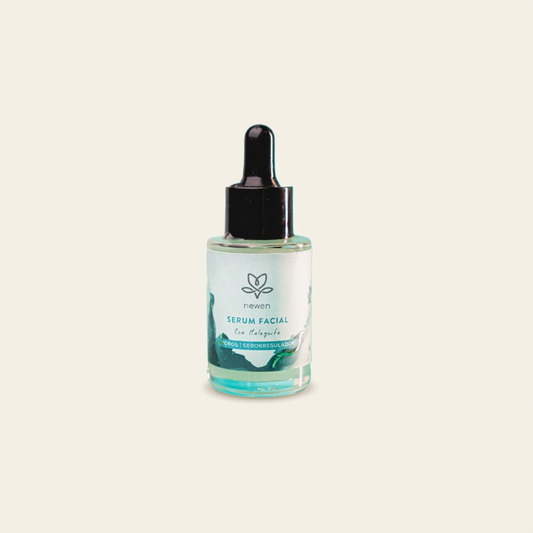Sérum Facial Piel Grasa con fondo marfil