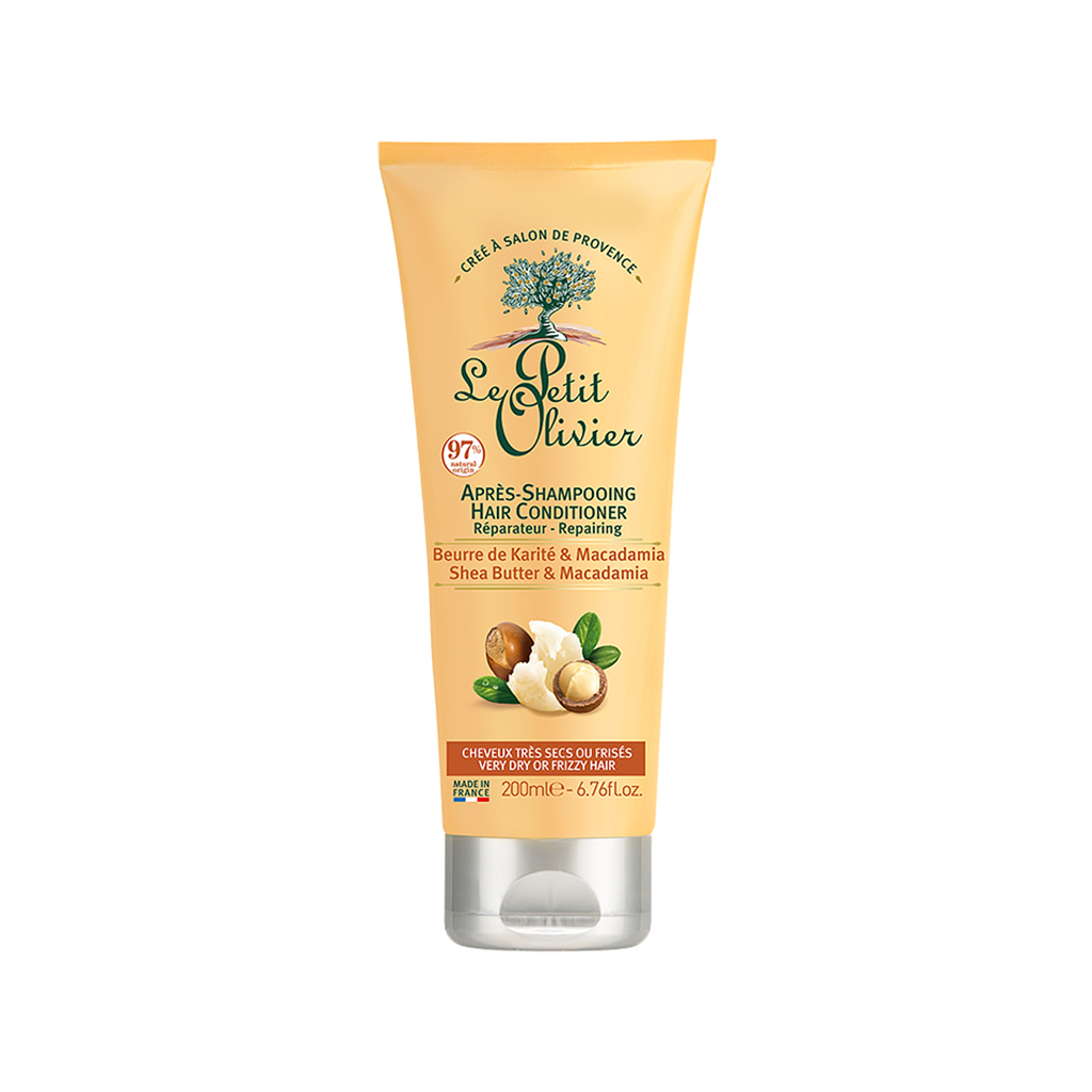 Acondicionador Cabello Rizado o muy Seco - Manteca de Karité y Macadamia 200ml