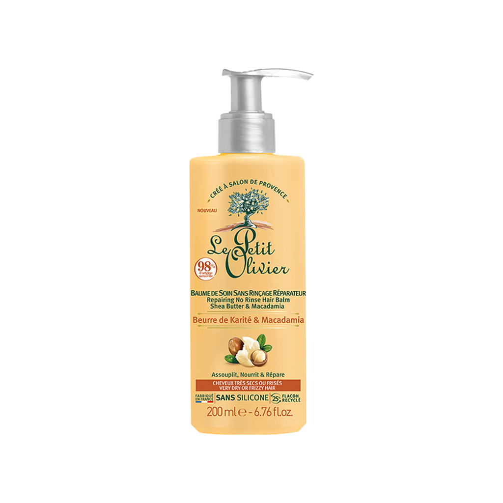 Crema para peinar Cabello Rizado o muy Seco- Manteca de Karité y Macadamia, 200 ml