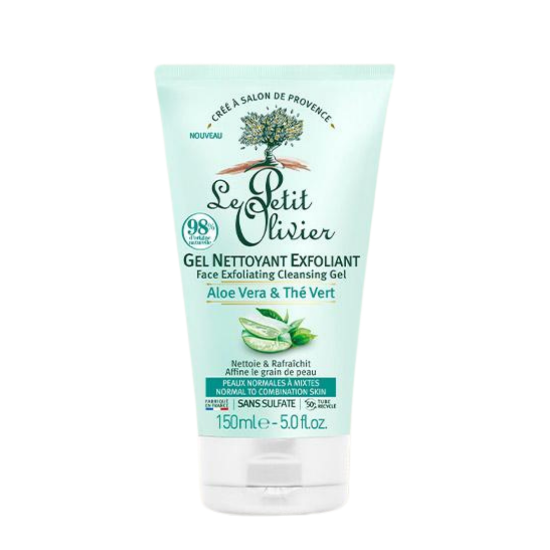 Gel exfoliante Aloe Vera & Te verde