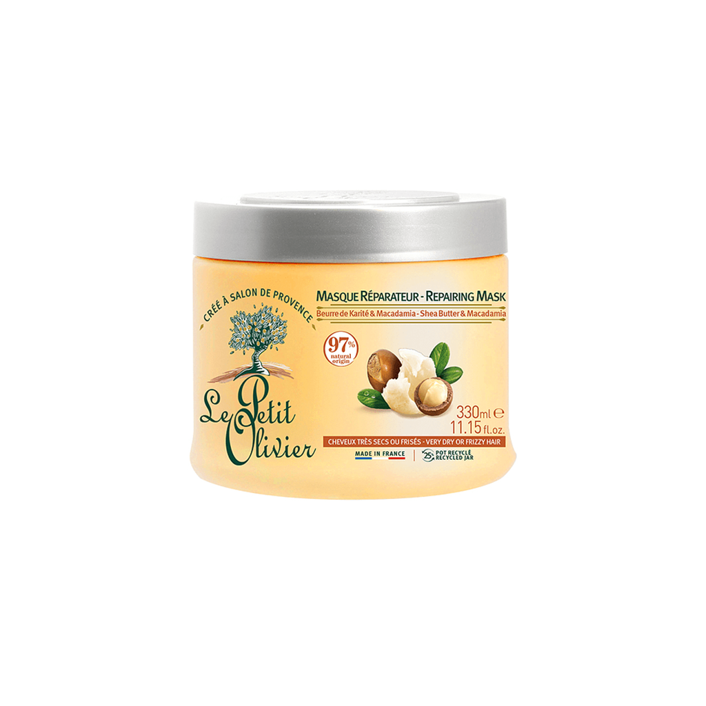 Mascarilla Nutriente Cabello Rizado o muy Seco- Manteca de Karité y Macadamia 300ml